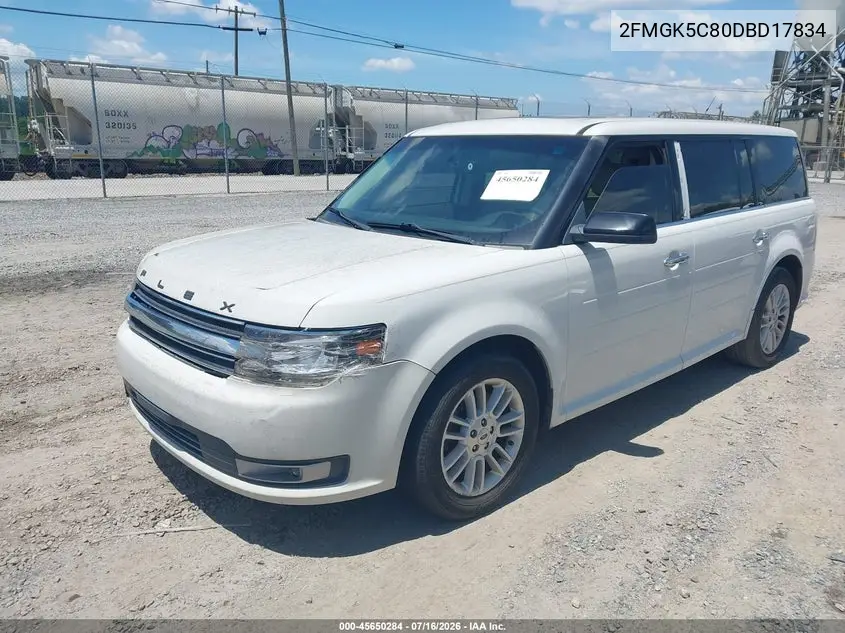 2013 Ford Flex Sel VIN: 2FMGK5C80DBD17834 Lot: 45650284