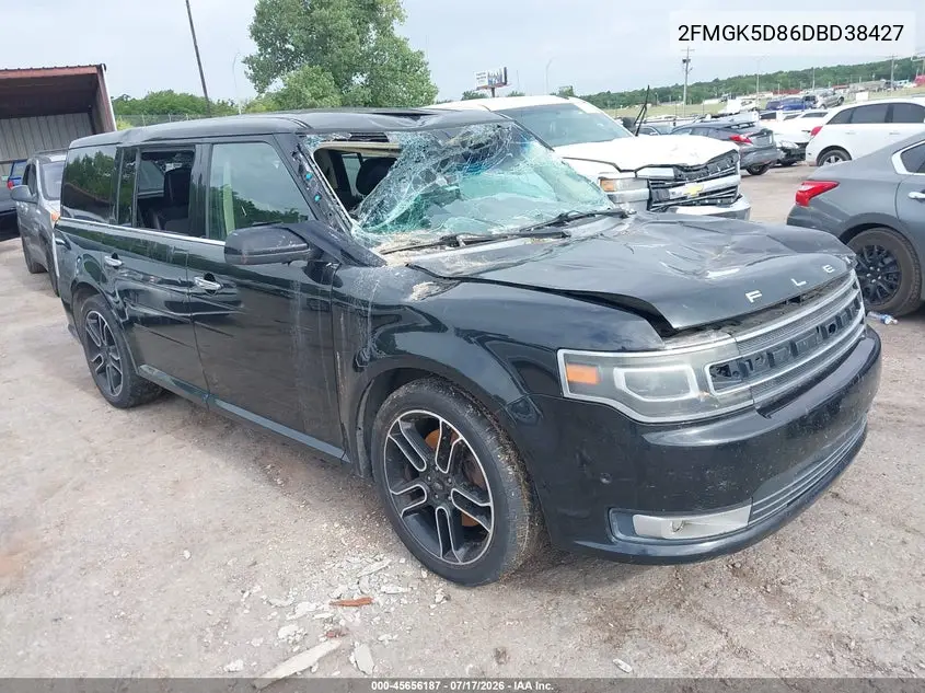 2013 Ford Flex Limited VIN: 2FMGK5D86DBD38427 Lot: 45656187