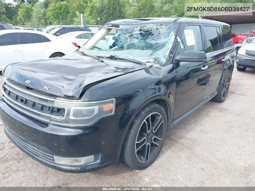 2013 Ford Flex Limited VIN: 2FMGK5D86DBD38427 Lot: 45656187