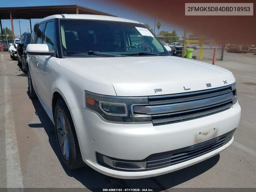 2013 Ford Flex Limited VIN: 2FMGK5D84DBD18953 Lot: 45661103