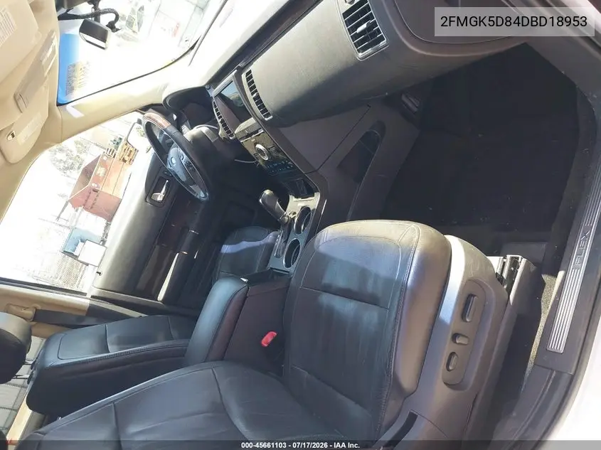2013 Ford Flex Limited VIN: 2FMGK5D84DBD18953 Lot: 45661103
