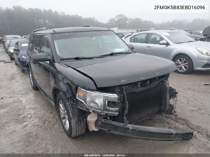 2FMGK5B83EBD16096 2014 Ford Flex Se