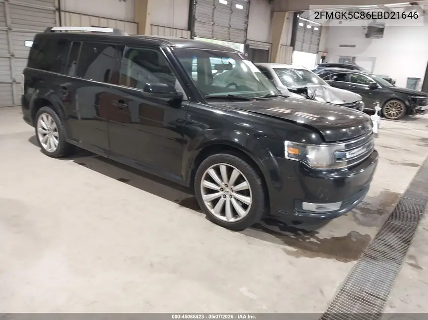 2014 Ford Flex Sel VIN: 2FMGK5C86EBD21646 Lot: 45068423