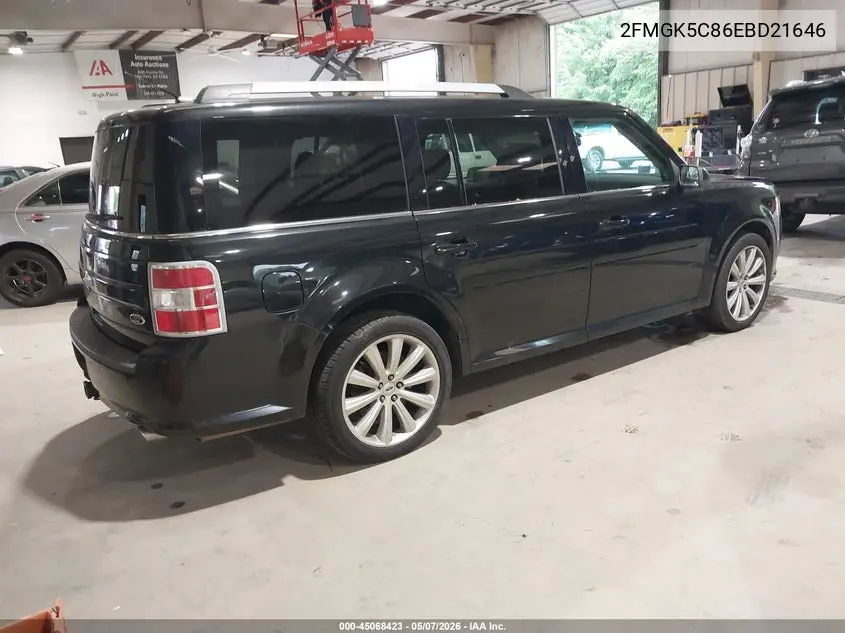 2014 Ford Flex Sel VIN: 2FMGK5C86EBD21646 Lot: 45068423