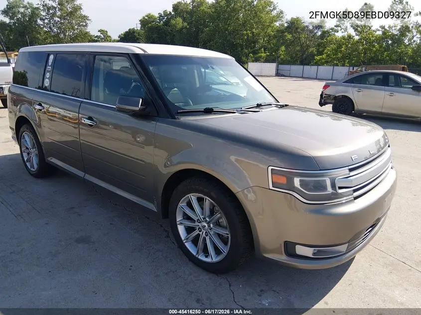 2014 Ford Flex Limited VIN: 2FMGK5D89EBD09327 Lot: 45416250