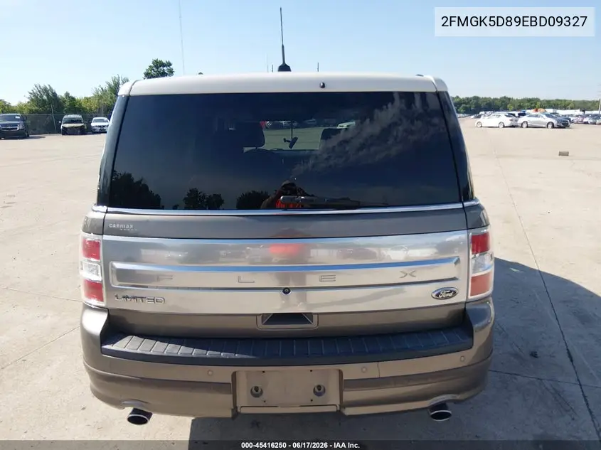 2014 Ford Flex Limited VIN: 2FMGK5D89EBD09327 Lot: 45416250