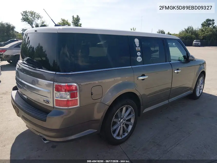 2014 Ford Flex Limited VIN: 2FMGK5D89EBD09327 Lot: 45416250
