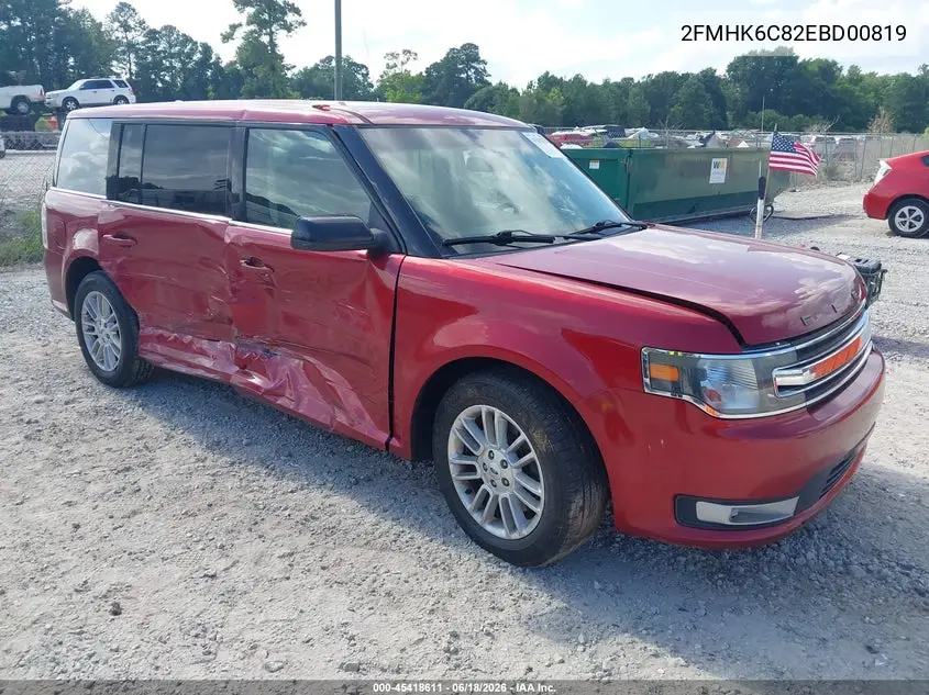 2014 Ford Flex Sel VIN: 2FMHK6C82EBD00819 Lot: 45418611