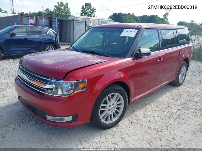 2014 Ford Flex Sel VIN: 2FMHK6C82EBD00819 Lot: 45418611