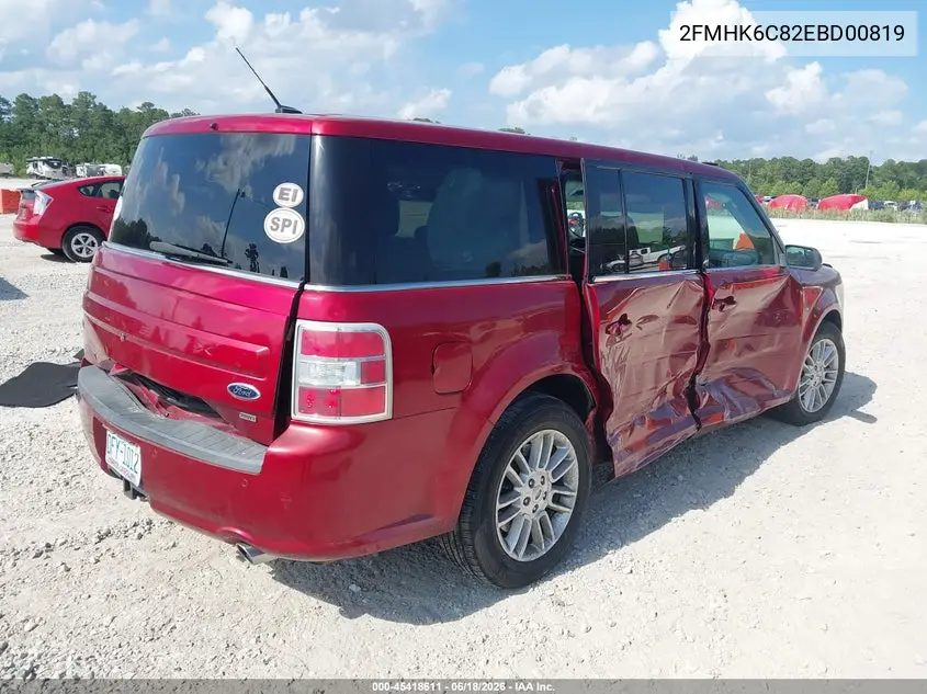 2014 Ford Flex Sel VIN: 2FMHK6C82EBD00819 Lot: 45418611