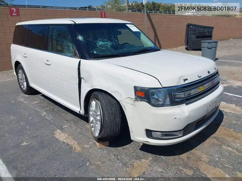 2014 Ford Flex Sel VIN: 2FMGK5C83EBD01807 Lot: 45470089