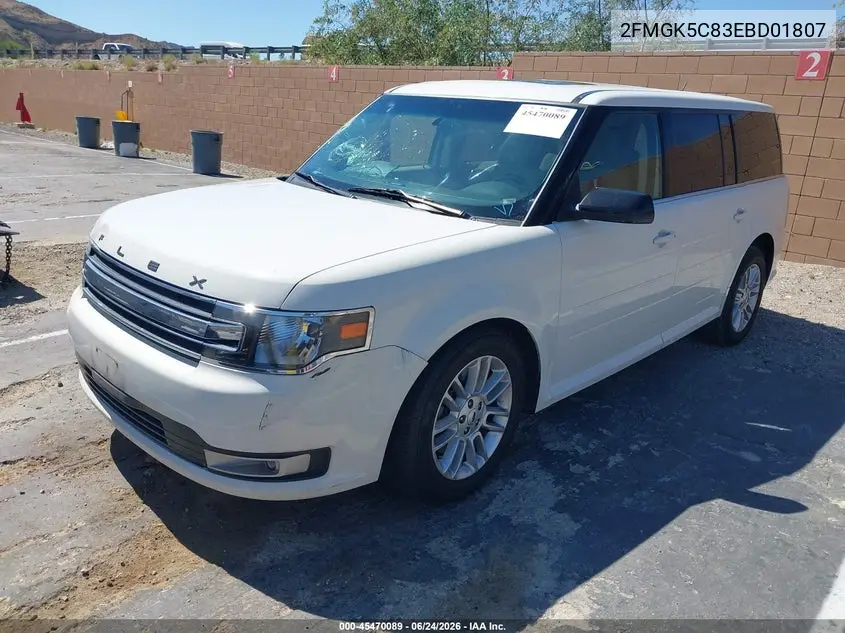 2014 Ford Flex Sel VIN: 2FMGK5C83EBD01807 Lot: 45470089