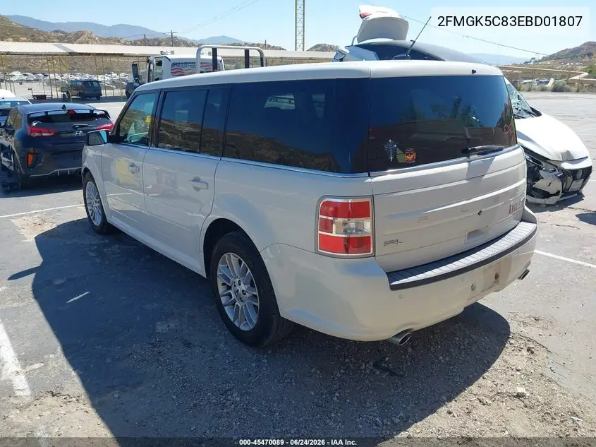 2014 Ford Flex Sel VIN: 2FMGK5C83EBD01807 Lot: 45470089