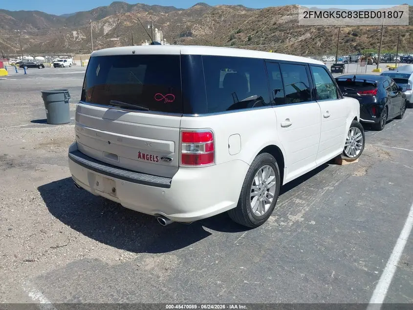 2014 Ford Flex Sel VIN: 2FMGK5C83EBD01807 Lot: 45470089