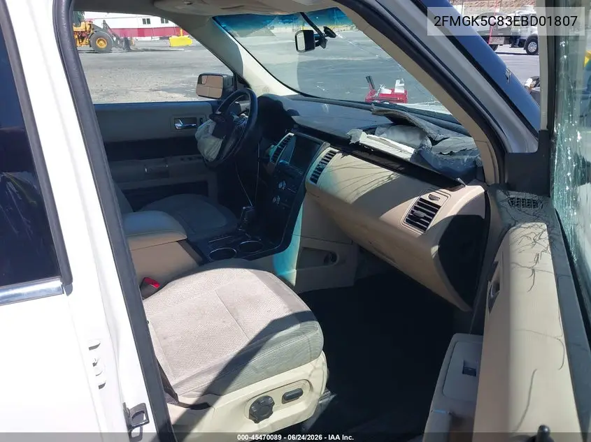 2014 Ford Flex Sel VIN: 2FMGK5C83EBD01807 Lot: 45470089