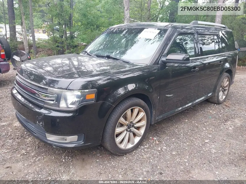 2014 Ford Flex Sel VIN: 2FMGK5C80EBD05300 Lot: 45478363