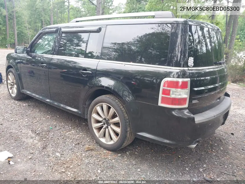 2014 Ford Flex Sel VIN: 2FMGK5C80EBD05300 Lot: 45478363
