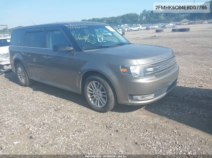 2014 Ford Flex Sel VIN: 2FMHK6C84EBD07786 Lot: 45492045