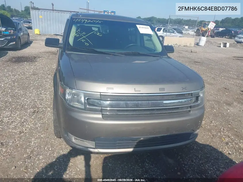 2014 Ford Flex Sel VIN: 2FMHK6C84EBD07786 Lot: 45492045