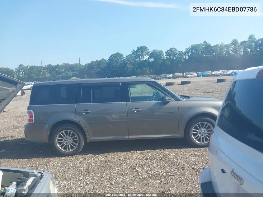 2014 Ford Flex Sel VIN: 2FMHK6C84EBD07786 Lot: 45492045
