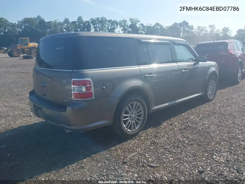 2014 Ford Flex Sel VIN: 2FMHK6C84EBD07786 Lot: 45492045