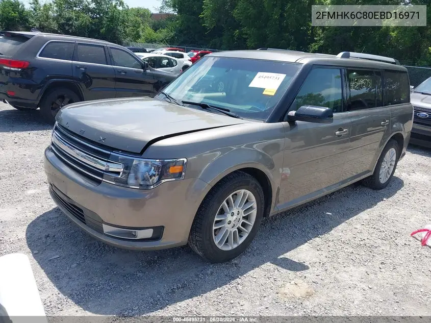 2014 Ford Flex Sel VIN: 2FMHK6C80EBD16971 Lot: 45495731