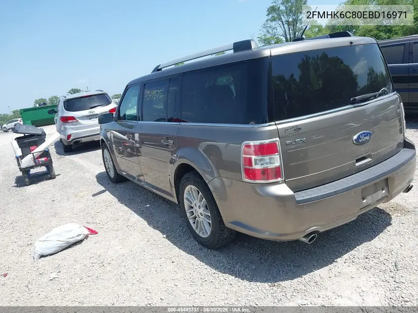 2014 Ford Flex Sel VIN: 2FMHK6C80EBD16971 Lot: 45495731