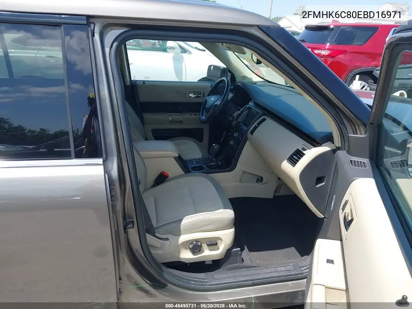 2014 Ford Flex Sel VIN: 2FMHK6C80EBD16971 Lot: 45495731