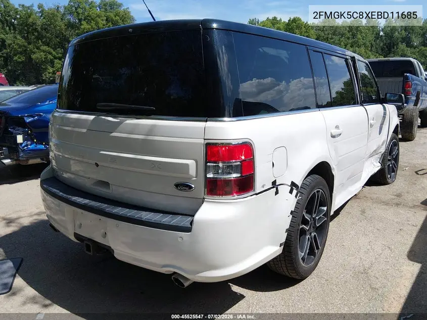 2014 Ford Flex Sel VIN: 2FMGK5C8XEBD11685 Lot: 45525547