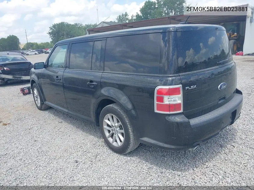 2014 Ford Flex Se VIN: 2FMGK5B82EBD23881 Lot: 45528464