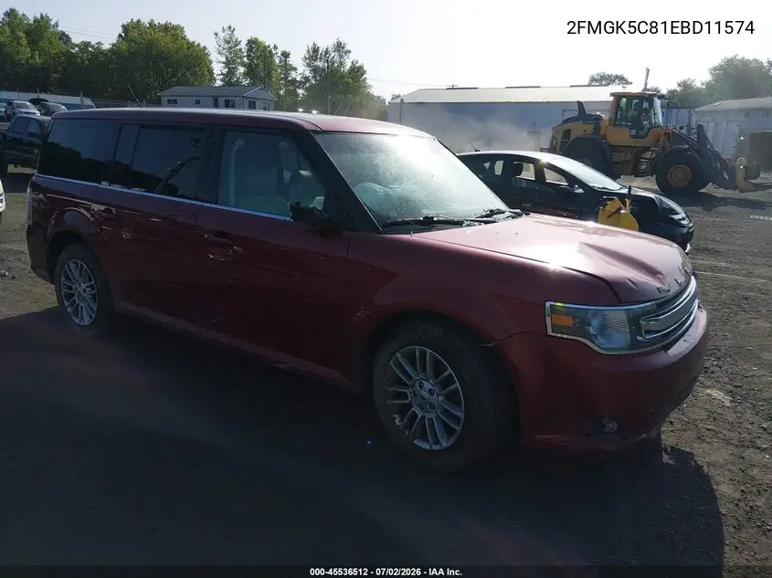 2014 Ford Flex Sel VIN: 2FMGK5C81EBD11574 Lot: 45536512