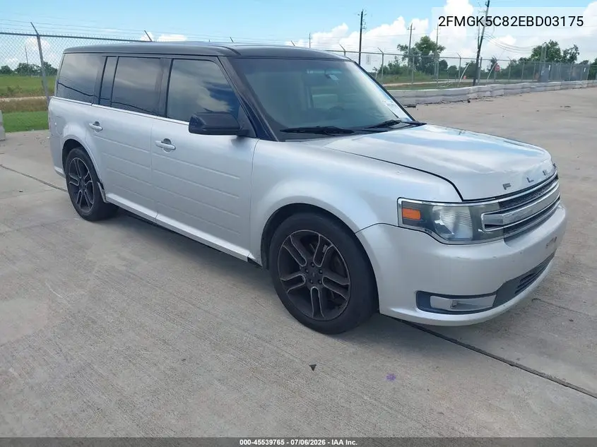 2014 Ford Flex Sel VIN: 2FMGK5C82EBD03175 Lot: 45539765