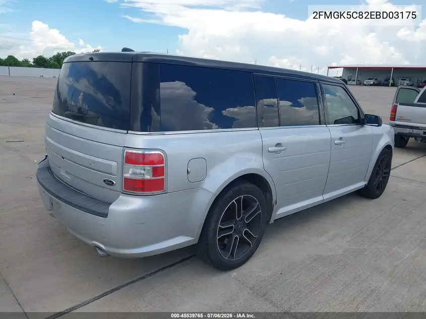2014 Ford Flex Sel VIN: 2FMGK5C82EBD03175 Lot: 45539765