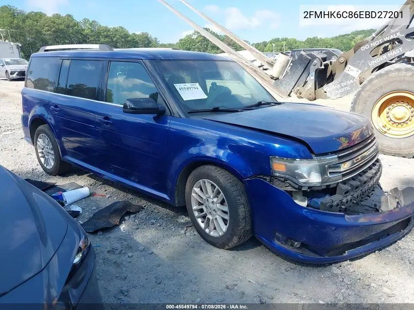 2014 Ford Flex Sel VIN: 2FMHK6C86EBD27201 Lot: 45549794