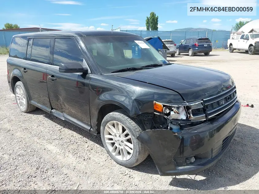 2014 Ford Flex Sel VIN: 2FMHK6C84EBD00059 Lot: 45585798