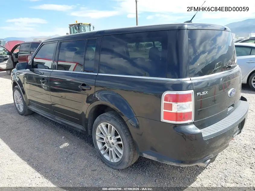 2014 Ford Flex Sel VIN: 2FMHK6C84EBD00059 Lot: 45585798