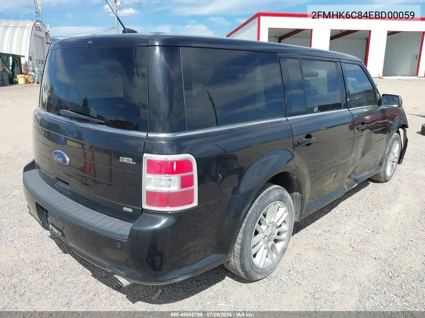2014 Ford Flex Sel VIN: 2FMHK6C84EBD00059 Lot: 45585798