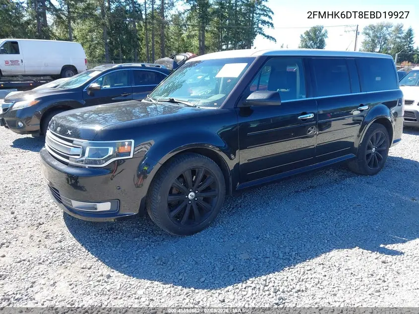 2014 Ford Flex Limited VIN: 2FMHK6DT8EBD19927 Lot: 45595662