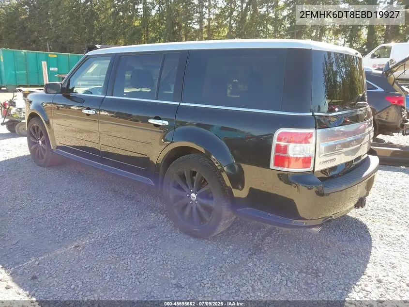 2014 Ford Flex Limited VIN: 2FMHK6DT8EBD19927 Lot: 45595662