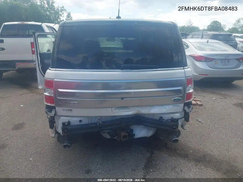 2015 Ford Flex Limited VIN: 2FMHK6DT8FBA08483 Lot: 45413532