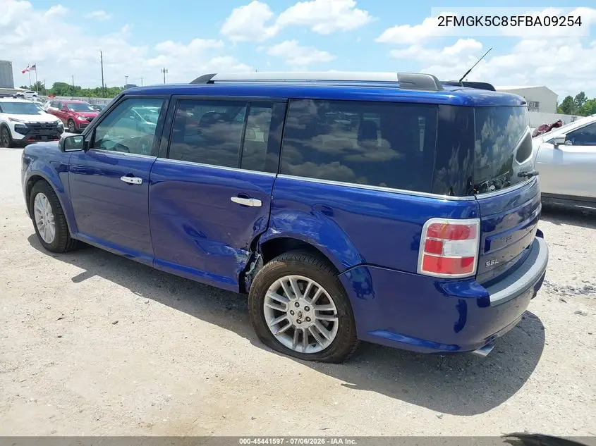 2015 Ford Flex Sel VIN: 2FMGK5C85FBA09254 Lot: 45441597