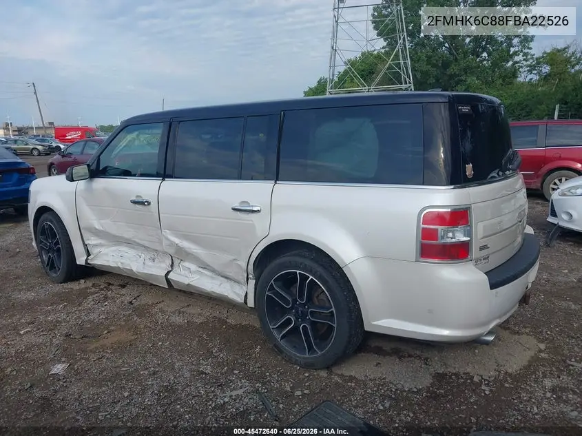 2015 Ford Flex Sel VIN: 2FMHK6C88FBA22526 Lot: 45472640