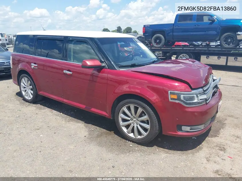 2015 Ford Flex Limited VIN: 2FMGK5D82FBA13860 Lot: 45549775