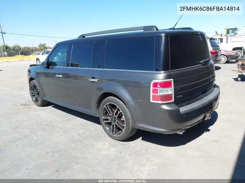 2015 Ford Flex Sel VIN: 2FMHK6C86FBA14814 Lot: 45574186