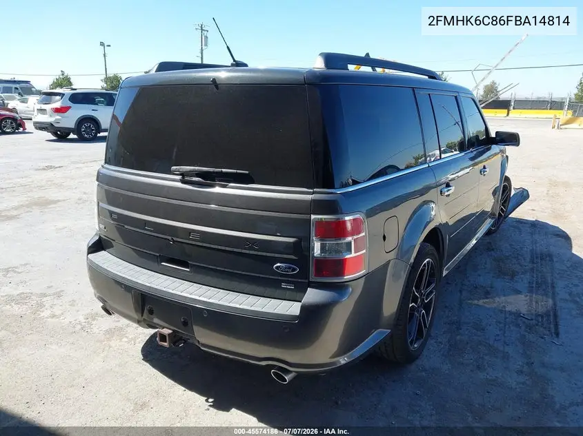 2015 Ford Flex Sel VIN: 2FMHK6C86FBA14814 Lot: 45574186