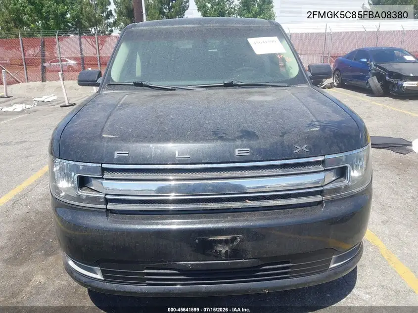 2015 Ford Flex Sel VIN: 2FMGK5C85FBA08380 Lot: 45641599