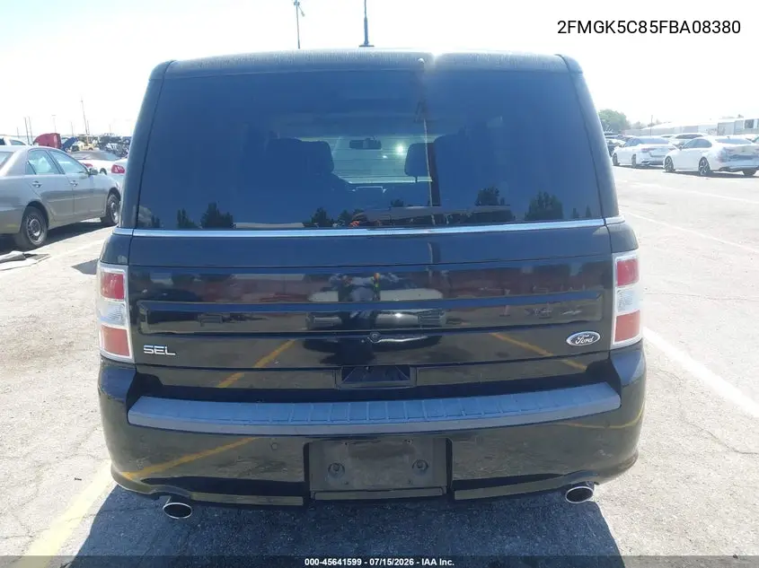 2015 Ford Flex Sel VIN: 2FMGK5C85FBA08380 Lot: 45641599
