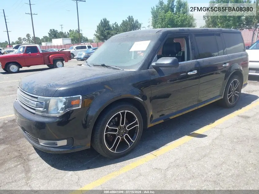 2015 Ford Flex Sel VIN: 2FMGK5C85FBA08380 Lot: 45641599