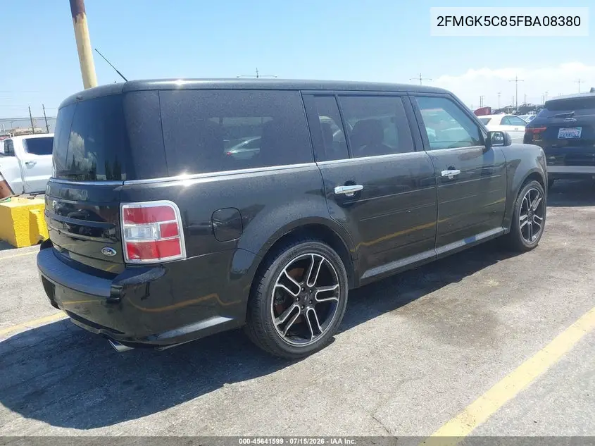 2015 Ford Flex Sel VIN: 2FMGK5C85FBA08380 Lot: 45641599