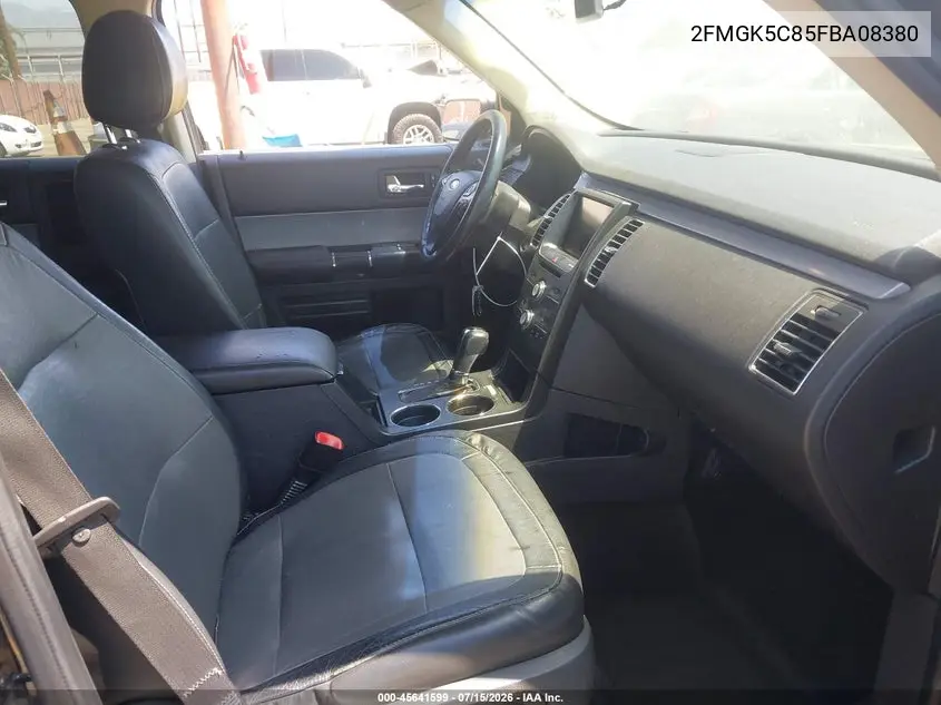 2015 Ford Flex Sel VIN: 2FMGK5C85FBA08380 Lot: 45641599